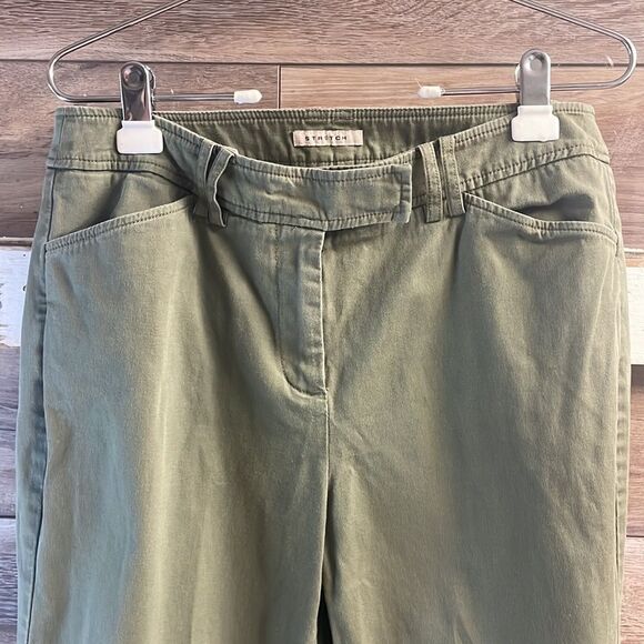 Jones New York Sport Ladies Stretch Pants, Green, Size 10 - Picture 2 of 6